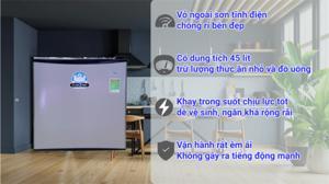 Tủ lạnh Midea 45 lít HF-65TTY