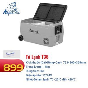 Tủ lạnh Alpicool 36 lít T36