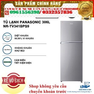 Tủ lạnh Panasonic 2 cánh Inverter 306 lít NR-TV341BPS9