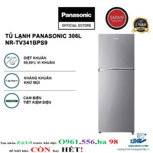 Tủ lạnh Panasonic 2 cánh Inverter 306 lít NR-TV341BPS9