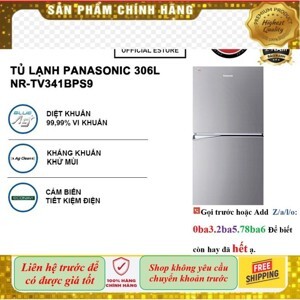 Tủ lạnh Panasonic 2 cánh Inverter 306 lít NR-TV341BPS9