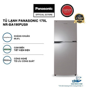 Tủ lạnh Panasonic Inverter 234 lít NR-BA190PUS9
