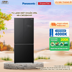 Tủ lạnh Panasonic Inverter 495 lít NR-CW530HVK9