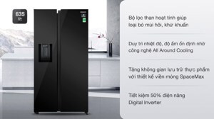 Tủ lạnh Samsung Inverter 617 lít RS64R53012C/SV