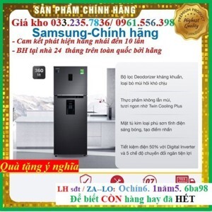 Tủ lạnh Samsung Inverter 360 lít RT35K5982BS/SV