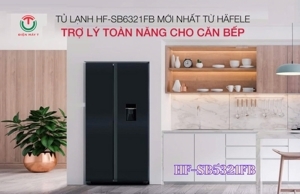 Tủ lạnh Side by Side Hafele Inverter 532L HF-SB5321FB 534.14.021