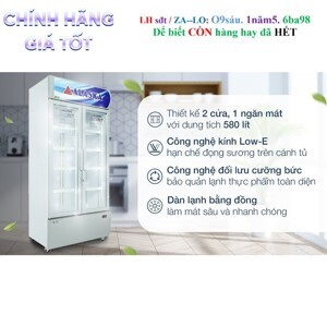 Tủ mát Alaska 2 cánh 700 lít SL-7C