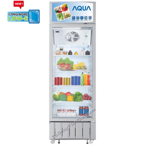 Tủ mát Aqua Inverter 1 cánh 340 lít AQS-F418S