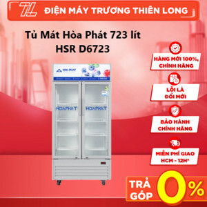 Tủ mát Hòa Phát 2 cánh 723 Lít HSR D6723