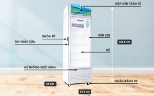 Tủ mát Sanaky 1 cánh 180 lít VH218K (VH-218K)