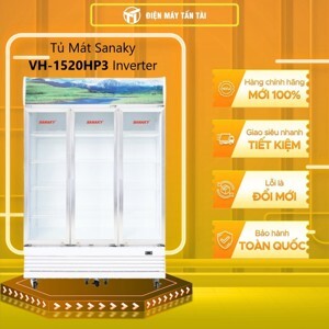 Tủ Mát Sanaky inverter 3 cánh 1400 lít VH-1520HP3