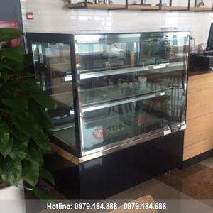 Tủ mát trưng bày bánh Berjaya RCS12SB13-2FB - kính vuông, 1,2m