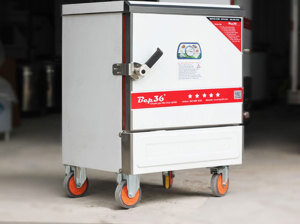 Tủ nấu cơm công nghiệp 4 khay dùng điện TCD-4