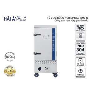 Tủ nấu cơm công nghiệp Hải Âu HAG 10