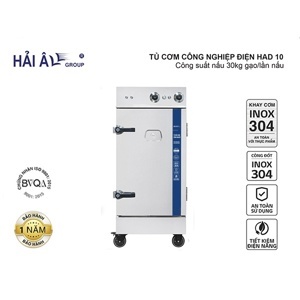 Tủ nấu cơm công nghiệp Hải Âu HAD10