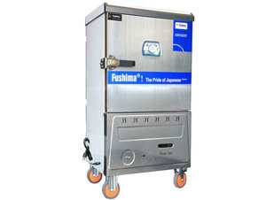 Tủ nấu cơm gas - điện Fushima 8 khay