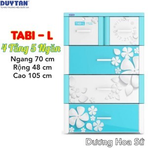 Tủ Nhựa Duy Tân Tabi-L (4 tầng - 5 ngăn)