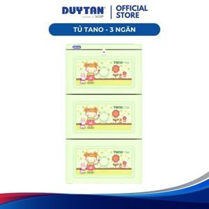 Tủ nhựa Duy Tân Tano có khóa 3 tầng