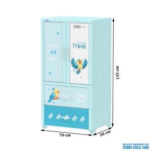 Tủ nhựa Duy Tân WING-2C