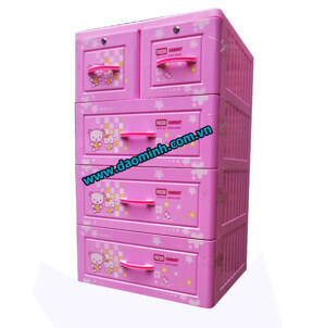 Tủ nhựa Song Long Panda 4 tầng, 5 ngăn
