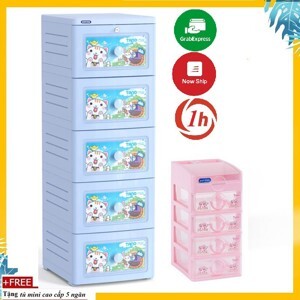 Tủ nhựa Tano duy tân 5 tầng
