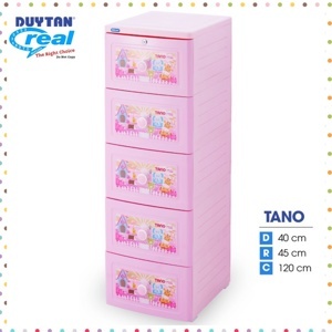 Tủ nhựa Tano duy tân 5 tầng