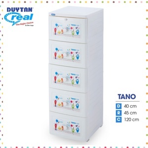 Tủ nhựa Tano duy tân 5 tầng