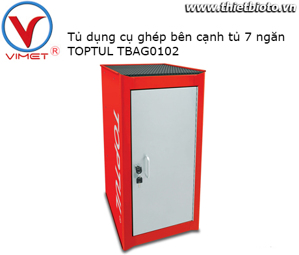 Tủ phụ ghép bên cạnh tủ Toptul TBAG0102, 7 ngăn