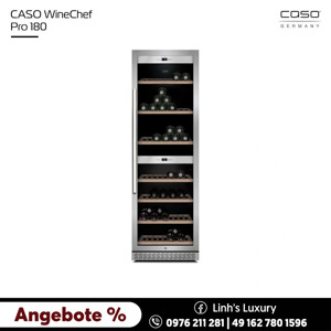 Tủ rượu Caso WineChef Pro - 180 chai