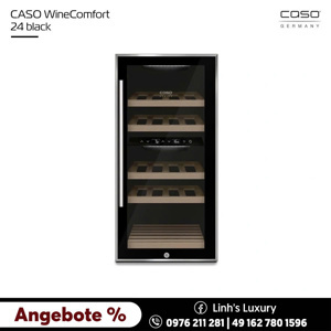 Tủ rượu Caso WineComfort 24 black