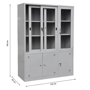 Tủ sắt văn phòng hòa phát 5 khoang TU09K7GCK