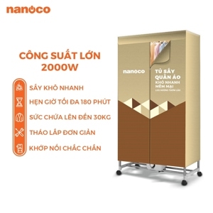 Tủ sấy quần áo Nanoco NCD2006