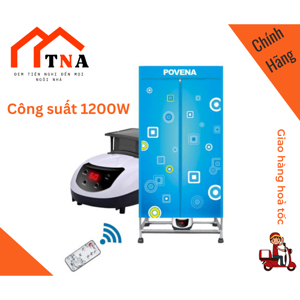 Tủ sấy quần áo Povena PVN-CD1215 1200W