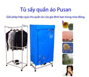 Tủ sấy quần áo Pusan vuông 2 tầng