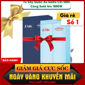 Tủ sấy quần áo Saiko CD1800