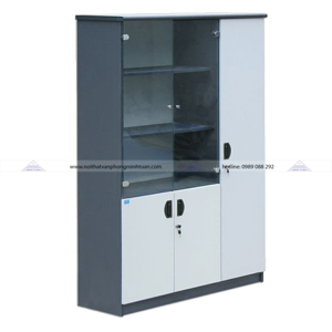 Tủ tài liệu gỗ Hòa Phát HP1960-3BK