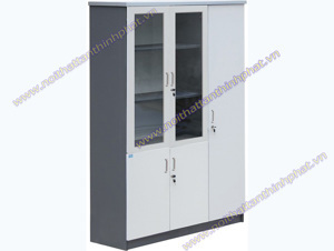 Tủ tài liệu gỗ Hòa Phát HP1960-3BK