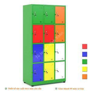 Tủ tài liệu locker 12 ngăn Hòa Phát mã TU984-3K