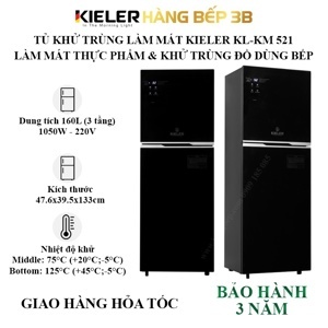 Tủ tiệt trùng chén bát Kieler KL-KM657