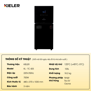 Tủ tiệt trùng Kieler KL-TC425