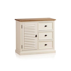 Tủ trữ đồ 3 ngăn Shutter gỗ sồi