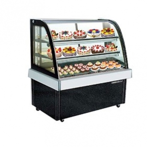 Tủ trưng bày bánh Berjaya CCS12SB13-2FB - kiếng cong, 1m2