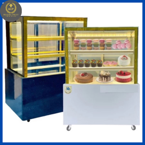 Tủ trưng bày bánh kem 3 tầng 0.9m (có sưởi kính 4 mặt) Snow Village GB-250-4L.Z