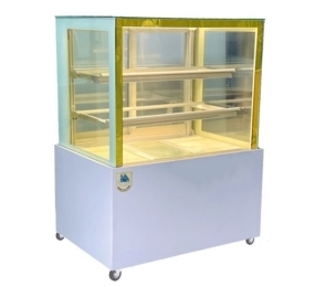 Tủ trưng bày bánh kem 3 tầng 0.9m (có sưởi kính 4 mặt) Snow Village GB-250-4L.Z