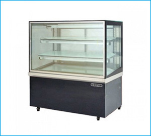 Tủ trưng bày bánh lạnh Berjaya RCS-15SB13-2FB - kính vuông, 1.5m