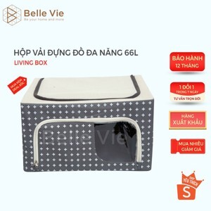 Tủ vải Living Box khung thép chịu lực loại lớn 66L