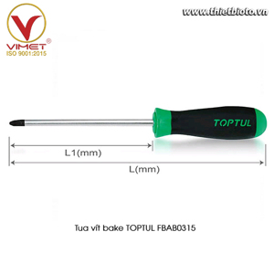 Tua vít bake TOPTUL FBAB0315