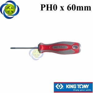 Tua vít đầu bake PH0X60mm Kingtony 14210023