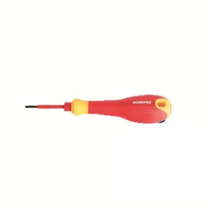 Tua vít dẹp cách điện 3.5 x 75mm Workpro W094008