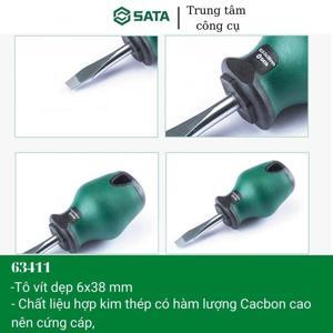 Tua vít dẹp Sata 63411